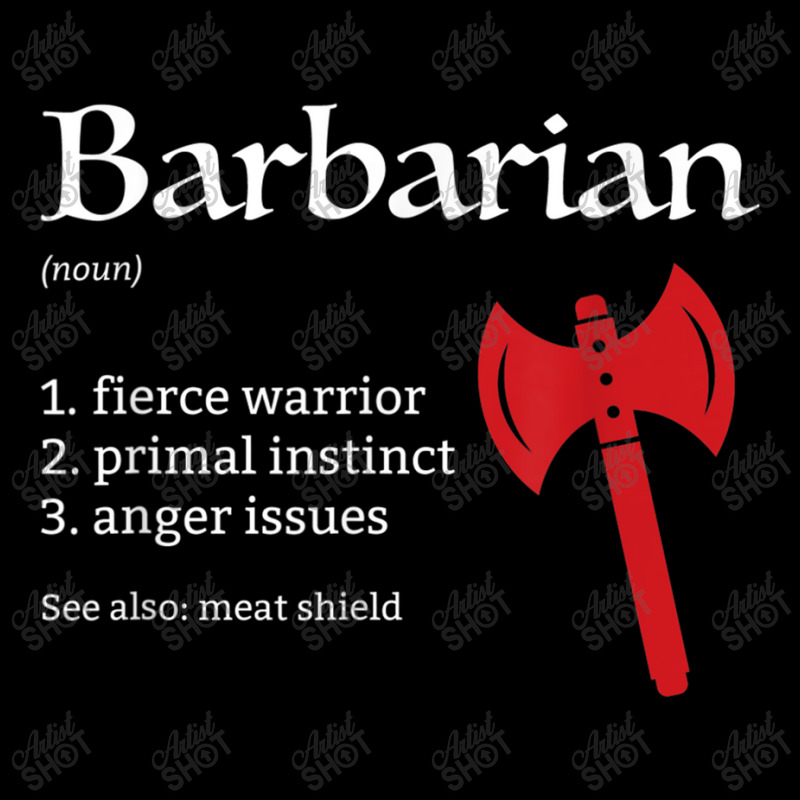 Barbarian Class Definition Dungeons And Rpg Dragons Lover Gifts Kids Cap by HailieDesign | Artistshot