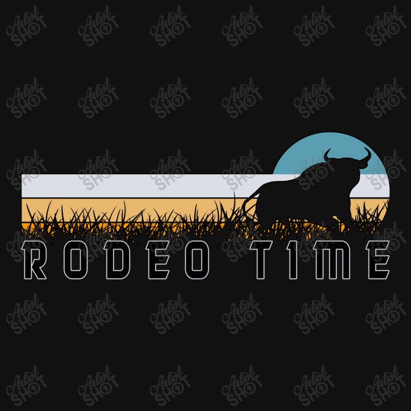 Vintage Retro Rodeo Time Bull Cowboy License Plate | Artistshot