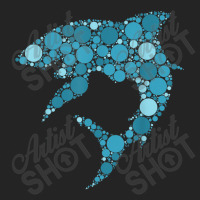 Blue Polka Dot Shark International Dot Day Funny Gifts Men 3/4 Sleeve Shirt | Artistshot