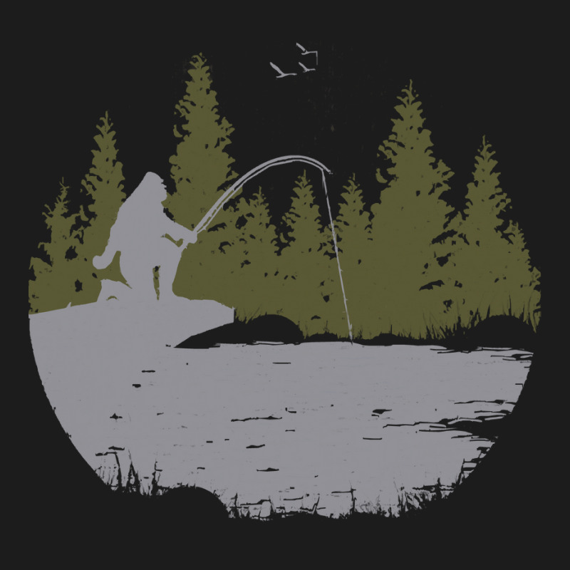 Bigfoot T Shirtbigfoot Fishing Gifts T Shirt Hoodie & Jogger Set | Artistshot