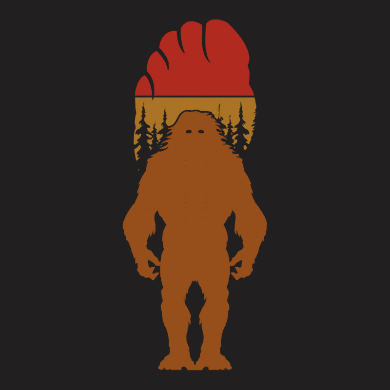 Bigfoot T Shirtbigfoot Footprint T Shirt T-shirt | Artistshot