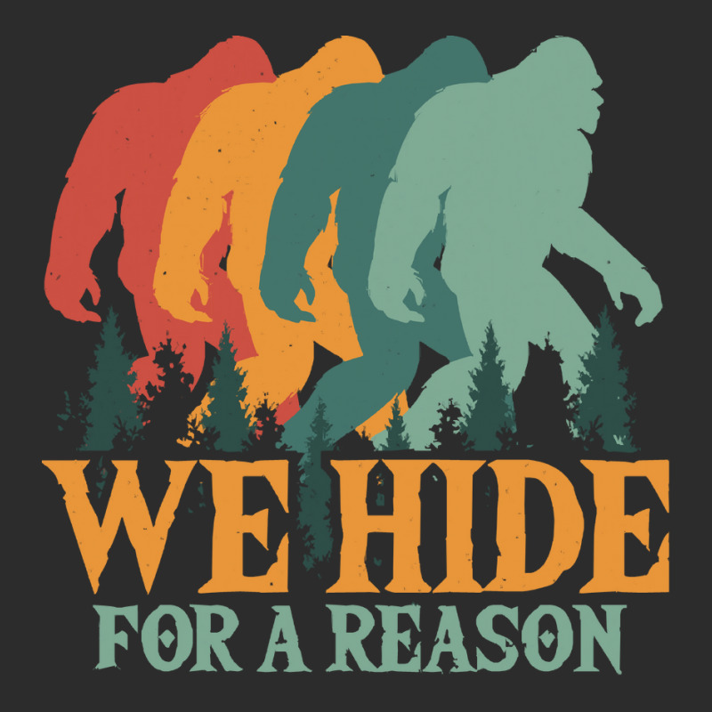 Bigfoot T Shirtbigfoot Retro Vintage   We Hide For A Reason T Shirt Exclusive T-shirt | Artistshot