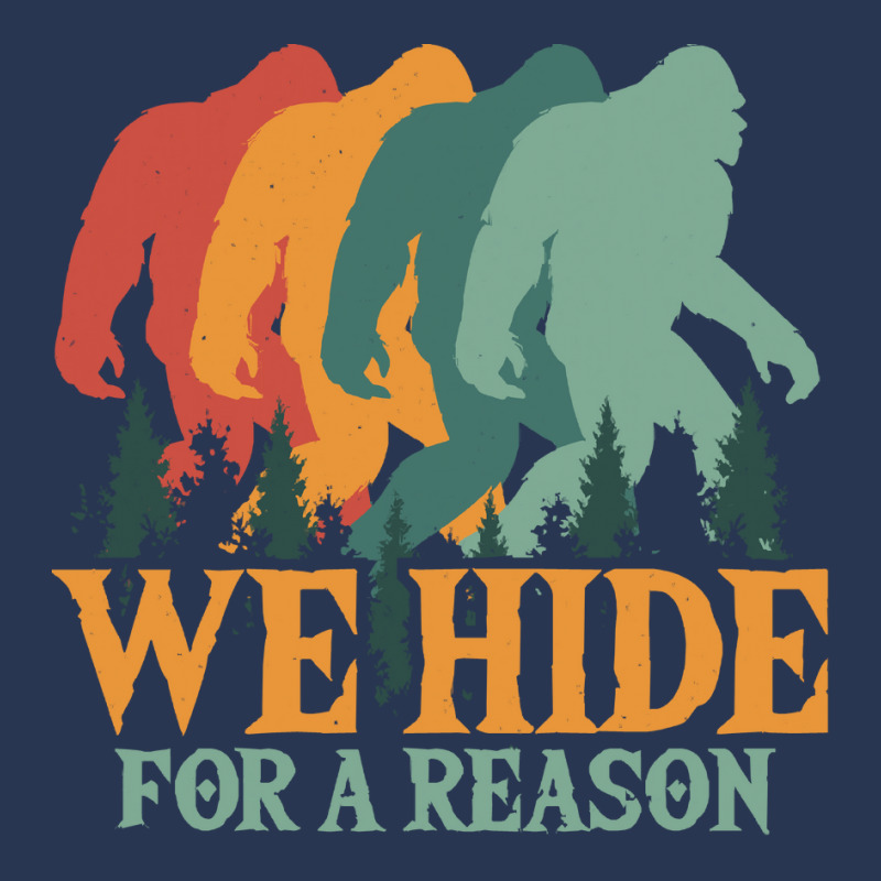 Bigfoot T Shirtbigfoot Retro Vintage   We Hide For A Reason T Shirt Men Denim Jacket | Artistshot