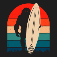 Bigfoot T Shirtbigfoot Surfing Retro Summer T Shirt Classic T-shirt | Artistshot