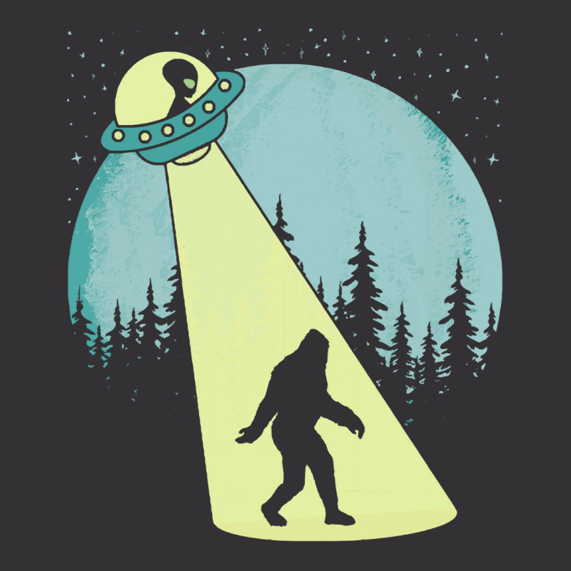 Bigfoot T Shirtbigfoot Ufo Abduction Full Moon T Shirt Vintage Hoodie And Short Set | Artistshot