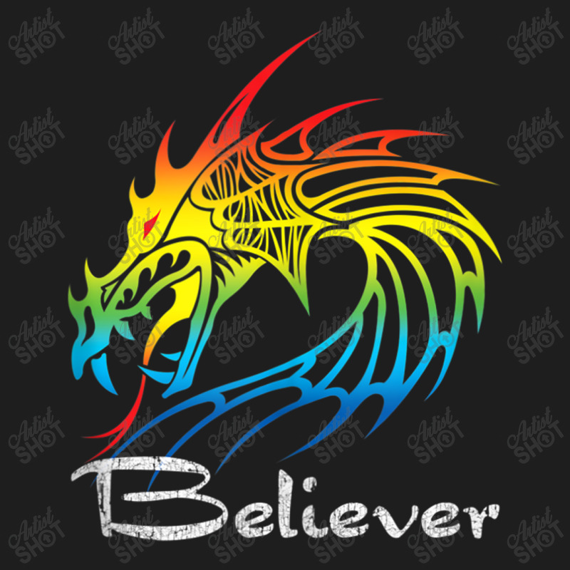 Dragon Believer Imagine This Gift For Dragon Fans Animations Character Classic T-shirt by HailieDesign | Artistshot