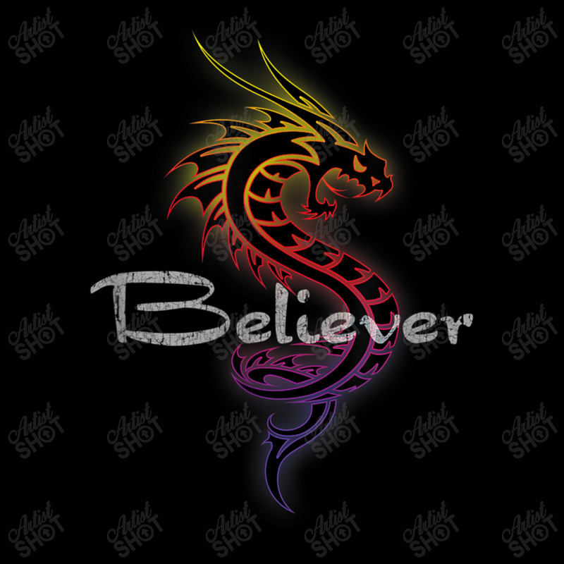 Dragon Believer Imagine This Gift For Dragon Fans Character Animae V-Neck Tee by HailieDesign | Artistshot