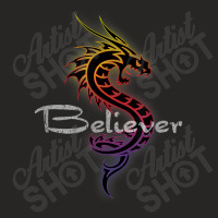 Dragon Believer Imagine This Gift For Dragon Fans Character Animae Ladies Fitted T-shirt | Artistshot