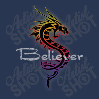 Dragon Believer Imagine This Gift For Dragon Fans Character Animae Men Denim Jacket | Artistshot