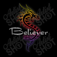 Dragon Believer Imagine This Gift For Dragon Fans Character Animae Cropped Hoodie | Artistshot