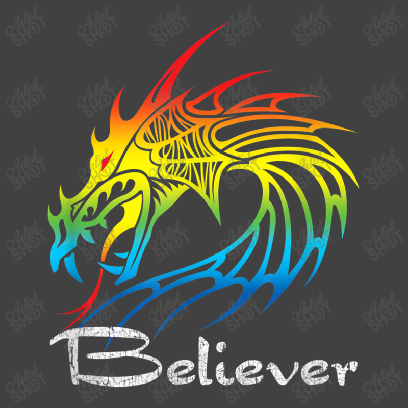 Dragon Believer Imagine This Gift For Dragon Fans Characters Cartoon G Vintage T-Shirt by HailieDesign | Artistshot