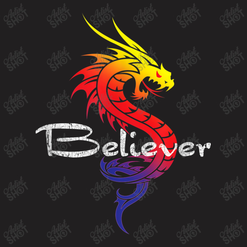 Dragon Believer Imagine This Gift For Dragon Fans Funny Women T-Shirt by HailieDesign | Artistshot