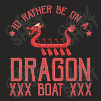 Dragon Boat Racing Festival Paddle Chinese Boating Video Games Charact Ladies Fitted T-shirt | Artistshot