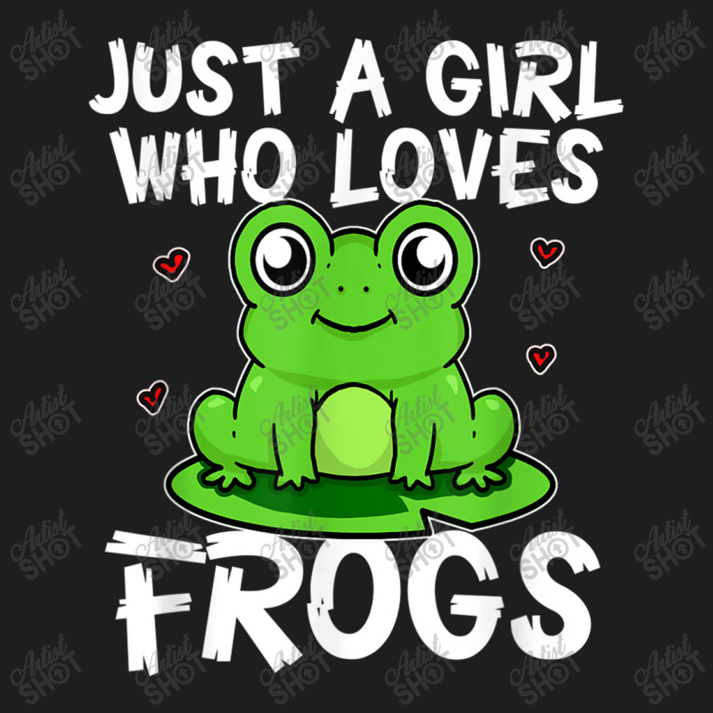 Just A Girl Who Loves Frogs Cute Green Frog Costume My Favorite People Classic T-shirt | Artistshot