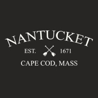 Womens Classic Nantucket Island Cape Cod Product V Neck T Shirt Ladies Fitted T-shirt | Artistshot