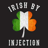 Womens Funny Irish By Injections   St Patricks Day Gift Vneck T-shirt | Artistshot