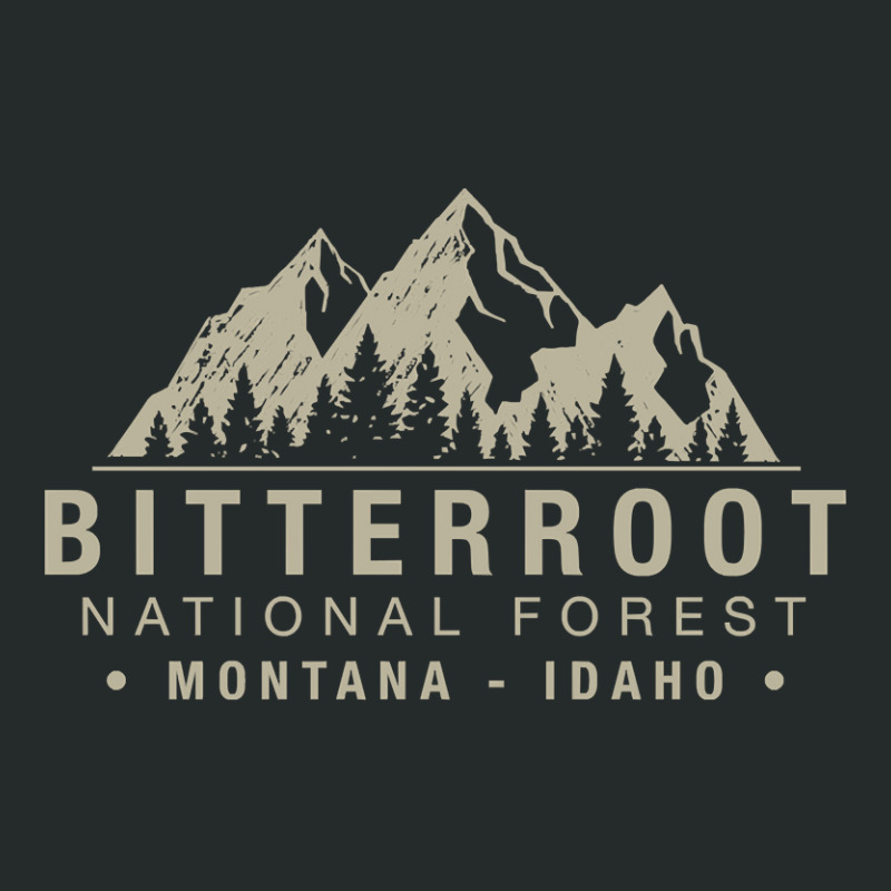 Bitterroot National Forest Montana Idaho Pullover Hoodie Women's Triblend Scoop T-shirt by DarleneLee89 | Artistshot