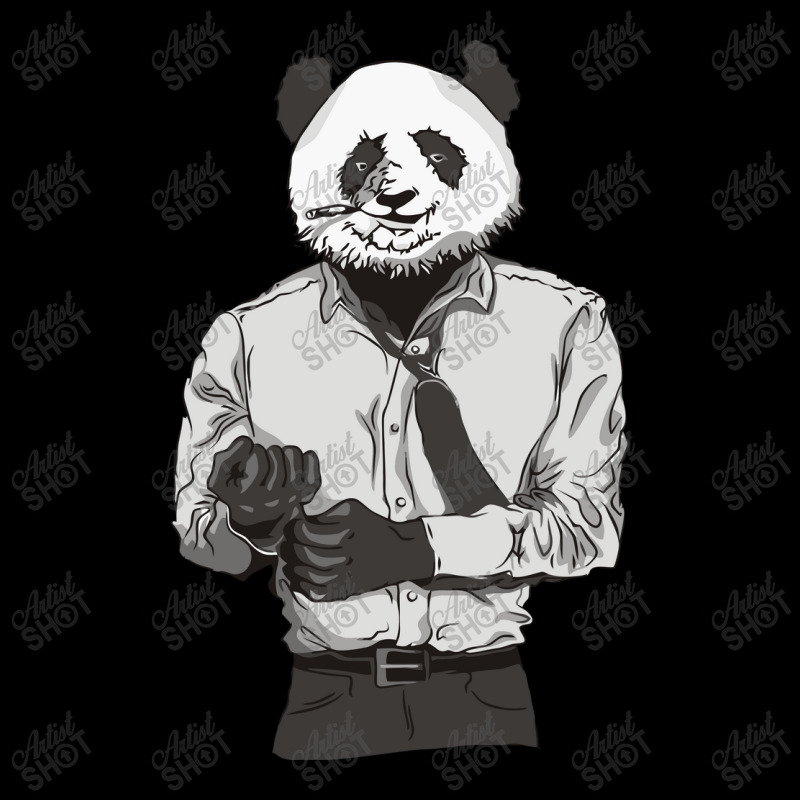 The Angry Panda Cropped Sweater by kincobandeng | Artistshot