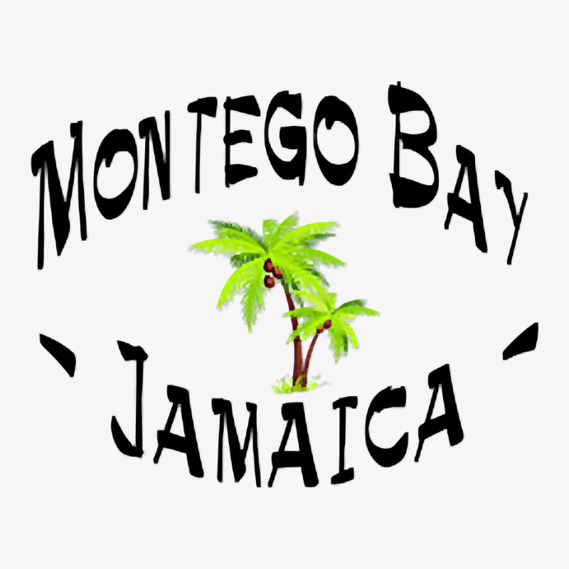 2 Sided Montego Bay Jamaica Island Tropical T Shirt Ladies Fitted T-Shirt by jaiahlowes | Artistshot