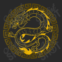 Golden Chinese Dragon Gift Shirt Martial Arts Asian Culture Retro Vint Printed Hat | Artistshot