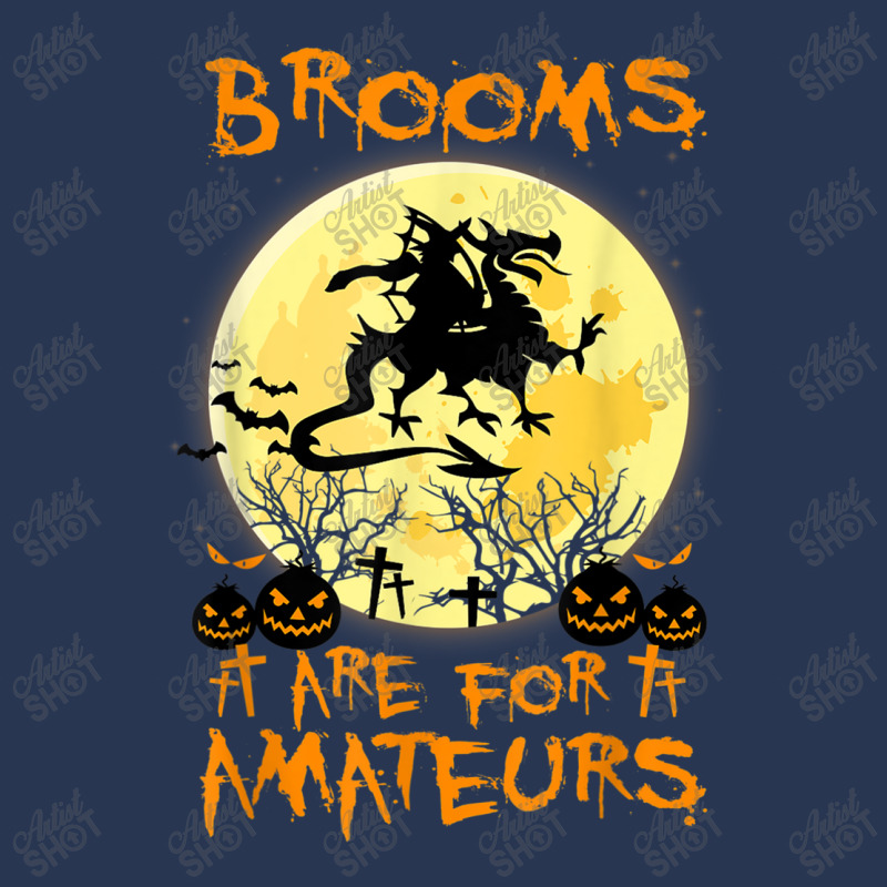 Halloween Costumes Witch Dragon Brooms Are For Amateurs Characters Car Ladies Denim Jacket by HailieDesign | Artistshot