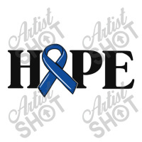 Hope Colon Cancer Awareness Blue Ribbon Crc Faith Love Unisex Hoodie | Artistshot