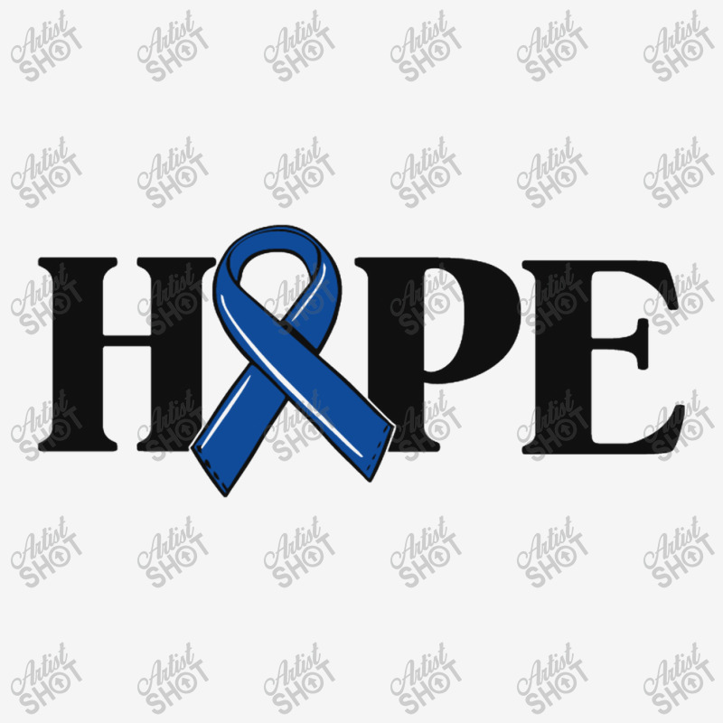 Hope Colon Cancer Awareness Blue Ribbon Crc Faith Love Classic T-shirt | Artistshot