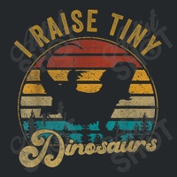 I Raise Tiny Dinosaur Funny Vintage Retro 70s Bearded Dragon Day Gift Crewneck Sweatshirt | Artistshot