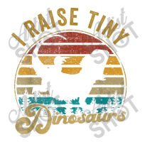 I Raise Tiny Dinosaur Funny Vintage Retro 70s Bearded Dragon Day Gift Sticker | Artistshot