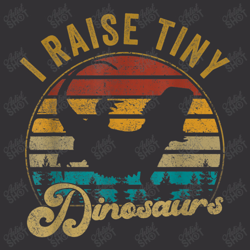 I Raise Tiny Dinosaur Funny Vintage Retro 70s Bearded Dragon Day Gift Vintage Hoodie And Short Set | Artistshot