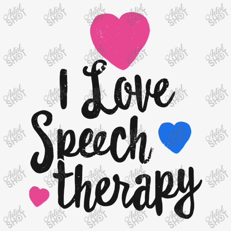 I Love Speech Therapy Shirt For Slp Language Pathologist 1 Ladies Fitted T-Shirt by fannyrita | Artistshot