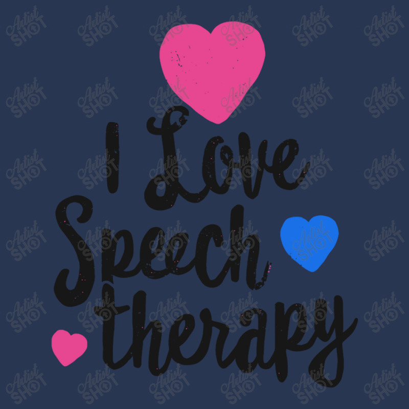 I Love Speech Therapy Shirt For Slp Language Pathologist 1 Ladies Denim Jacket by fannyrita | Artistshot