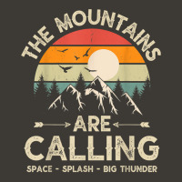 Vintage The Mountains Are Calling Space Splash Big Thunder T Shirt Bucket Hat | Artistshot