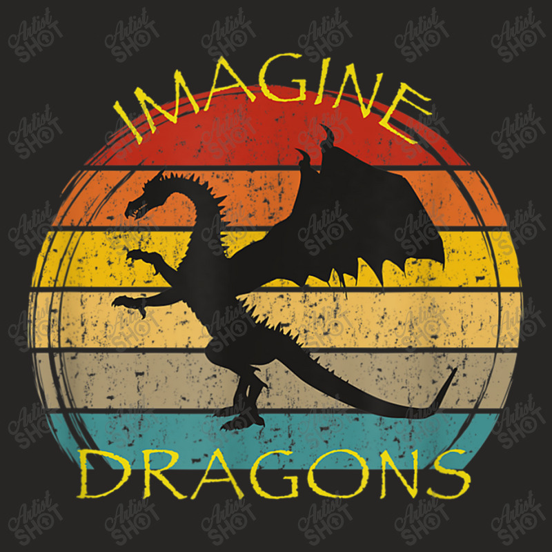 Imagine Magical And Mythical Fantasy Dragons Ii Lover Gifts Ladies Fitted T-Shirt by HailieDesign | Artistshot