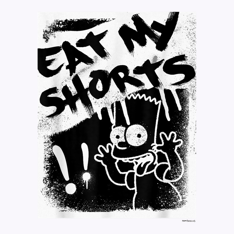 The Simpsons Bart Simpson Eat My Shorts Spray Paint Graffiti T Shirt Tank Top by evansjalayia | Artistshot