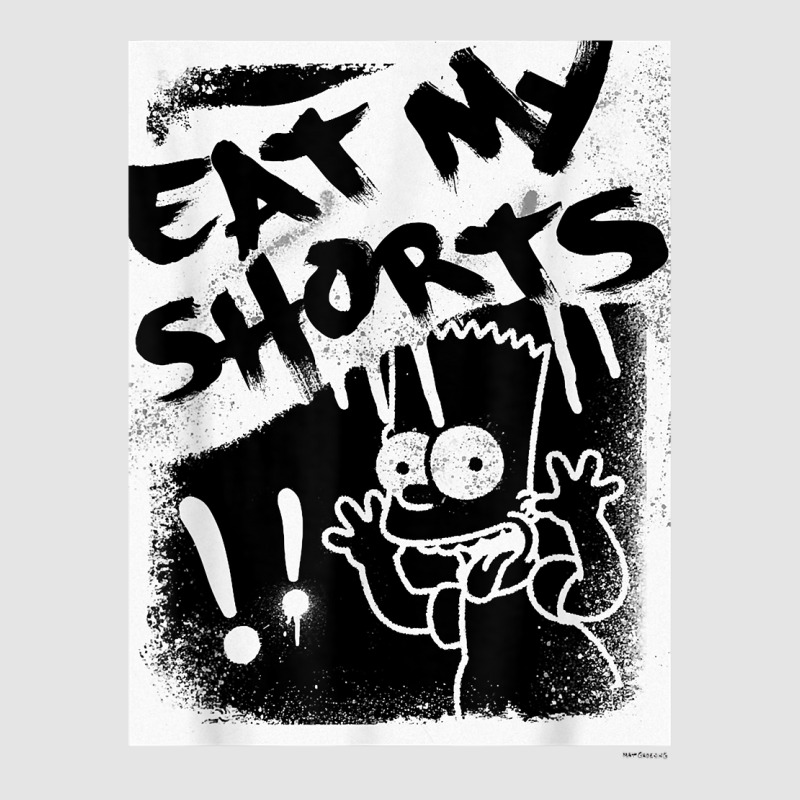 The Simpsons Bart Simpson Eat My Shorts Spray Paint Graffiti T Shirt Exclusive T-shirt by evansjalayia | Artistshot