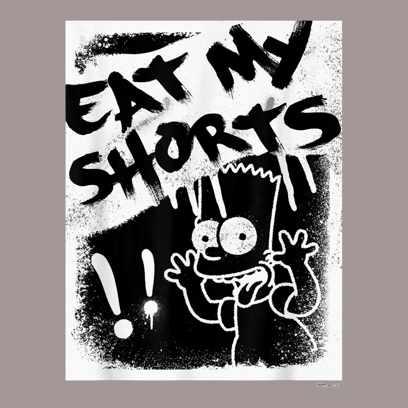 The Simpsons Bart Simpson Eat My Shorts Spray Paint Graffiti T Shirt Vintage Hoodie by evansjalayia | Artistshot