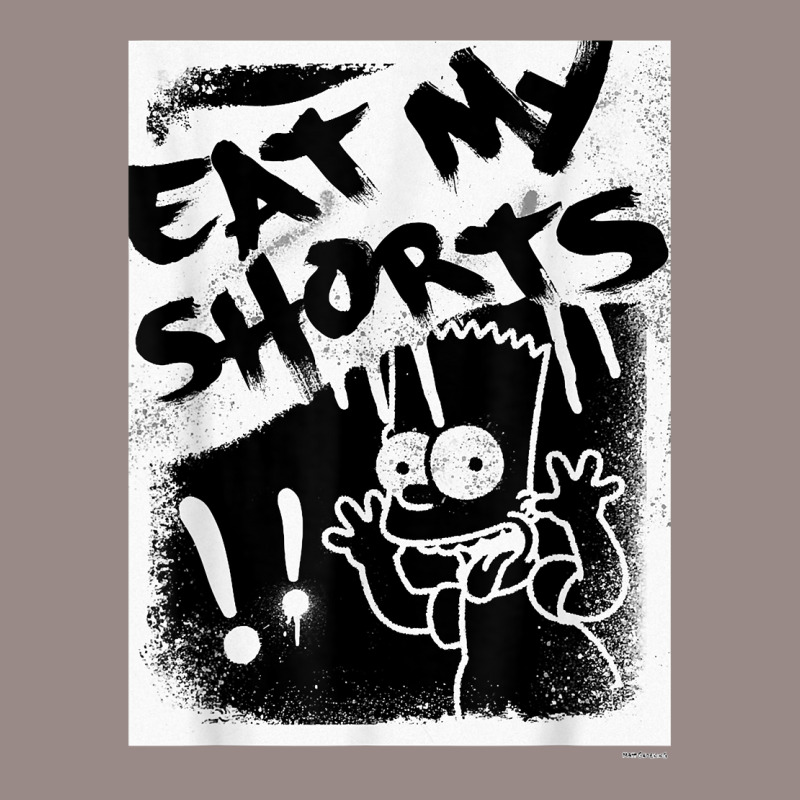 The Simpsons Bart Simpson Eat My Shorts Spray Paint Graffiti T Shirt Vintage T-Shirt by evansjalayia | Artistshot