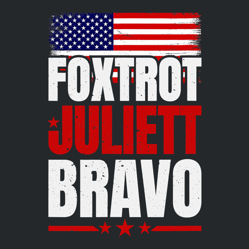 Foxtrot Juliett Bravo Expressive Design Crewneck Sweatshirt | Artistshot