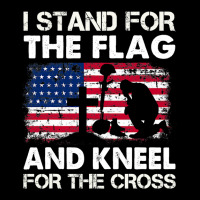 I Stand For The Flag & Kneel For The Cross Veteran Day Gift 22 Adjustable Cap | Artistshot