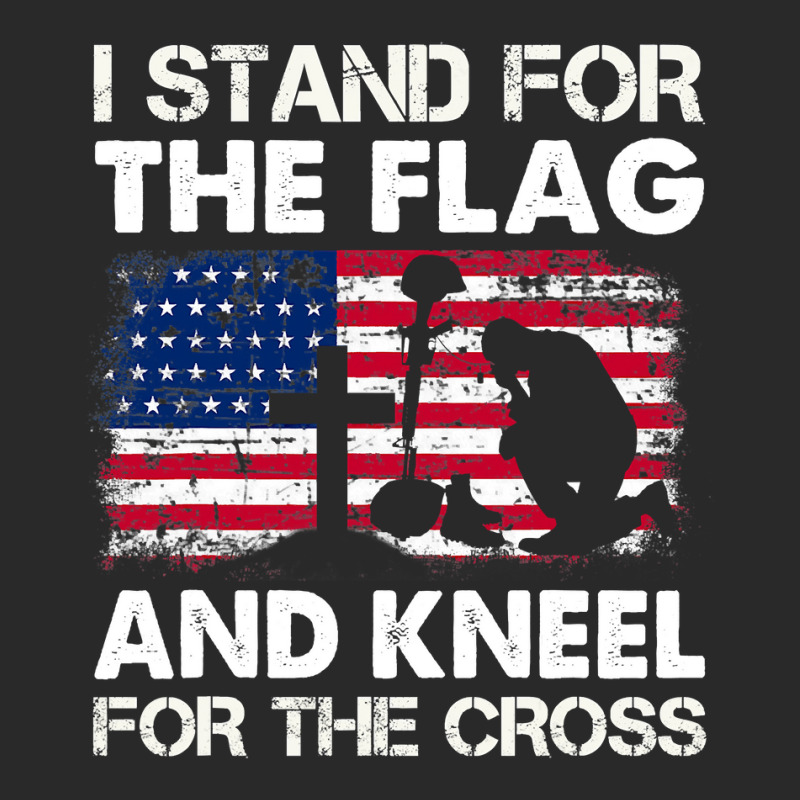 I Stand For The Flag & Kneel For The Cross Veteran Day Gift 22 Printed hat by pester | Artistshot