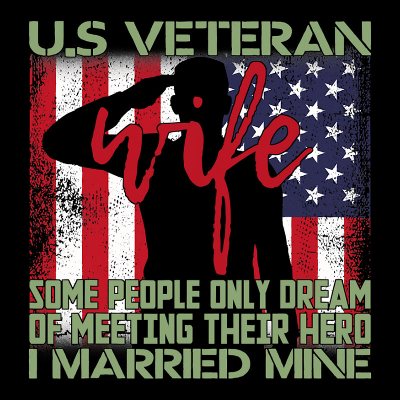 Us Veteran Wife I Married Mine American Flag 269 Maternity Scoop Neck T-shirt by pester | Artistshot