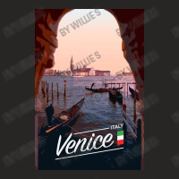 Venice Poster Ladies Fitted T-shirt | Artistshot