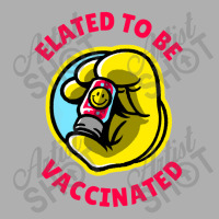 Elated To Be Vaccinated   Vaccinated Ladies Fitted T-shirt | Artistshot