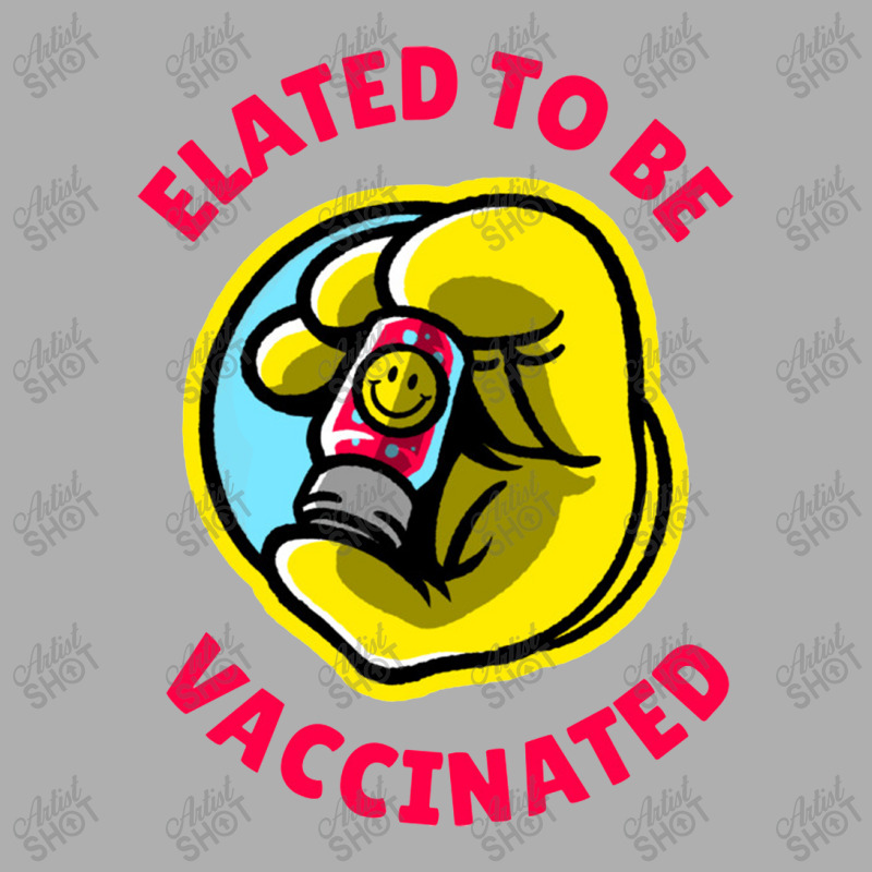 Elated To Be Vaccinated   Vaccinated Ladies Fitted T-Shirt by obatpari | Artistshot