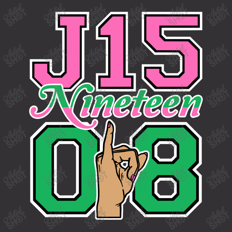 J15 Nineteen 08 Founder's Day Aka Women Hand Sign Sweat Vintage Hoodie | Artistshot