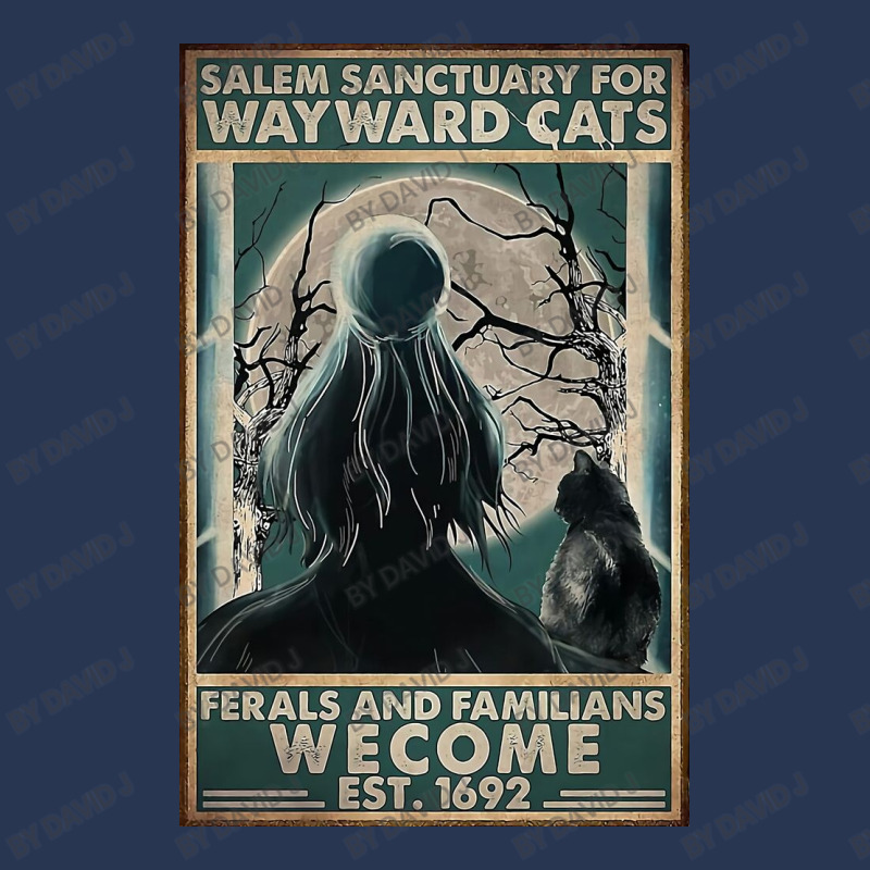 Cats Salem Sanctuary For Way Ward Men Denim Jacket by David J | Artistshot