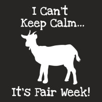 State And County Fair Show Goat Farm Animal Showing T Shirt Ladies Fitted T-shirt | Artistshot