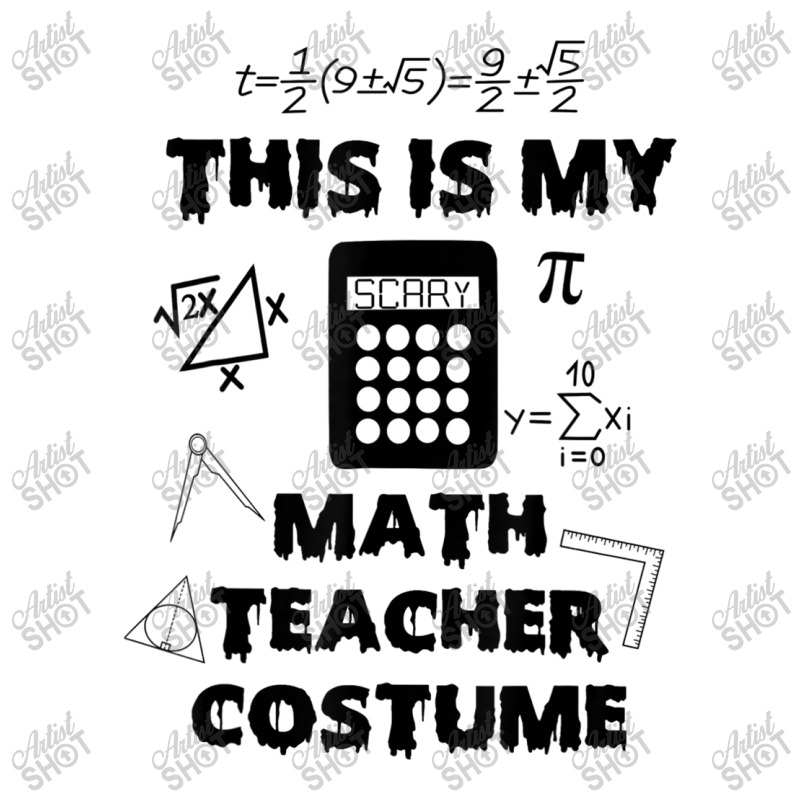 This Is My Scary Math Teacher Costume Halloween Cartoon Character V-neck Tee | Artistshot