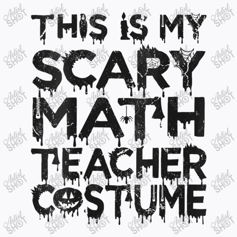 Womens This Is My Scary Math Teacher Costume Halloween Mens My Favorit T-shirt | Artistshot